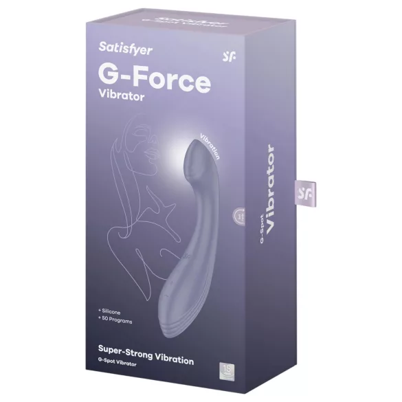 Satisfyer G-Force - vibromasseur point G rechargeable étanche - violet