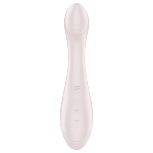 Satisfyer G-Force - vibromasseur point G rechargeable étanche - beige