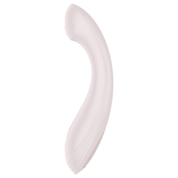 Satisfyer G-Force - vibromasseur point G rechargeable étanche - beige