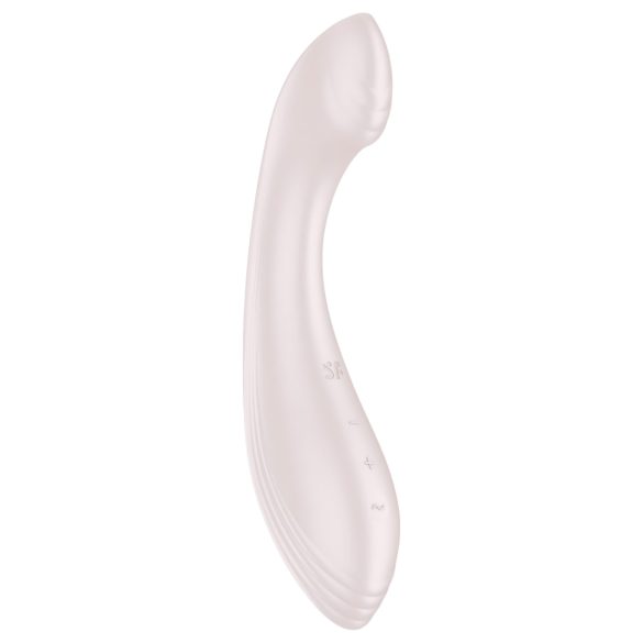 Satisfyer G-Force - vibromasseur point G rechargeable étanche - beige