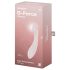Satisfyer G-Force - vibromasseur point G rechargeable étanche - beige