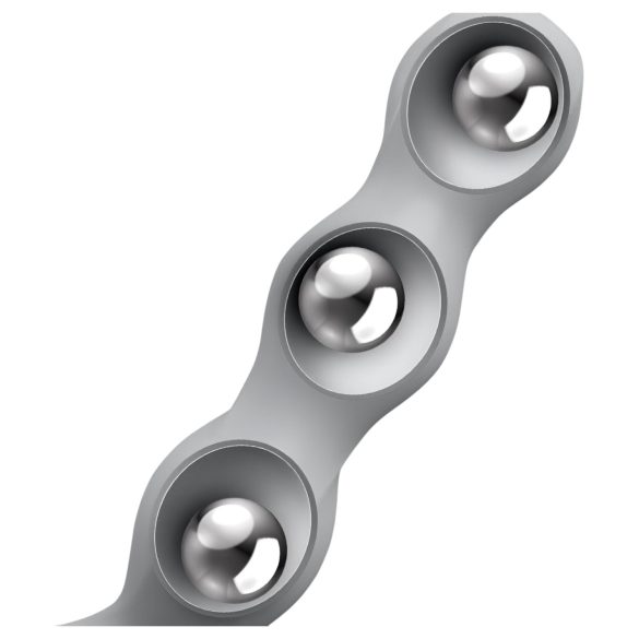 Satisfyer - Dildo à billes - Perles stimulantes - Silicone gris