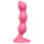 Satisfyer Triple Ball-R - plug anal perlé vibrant - silicone rose