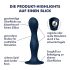 Satisfyer Double Ball-R - dildo pondéré (bleu)