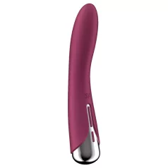   Satisfyer Spinning Vibe 1 - vibromasseur point G à tête rotative (rouge)