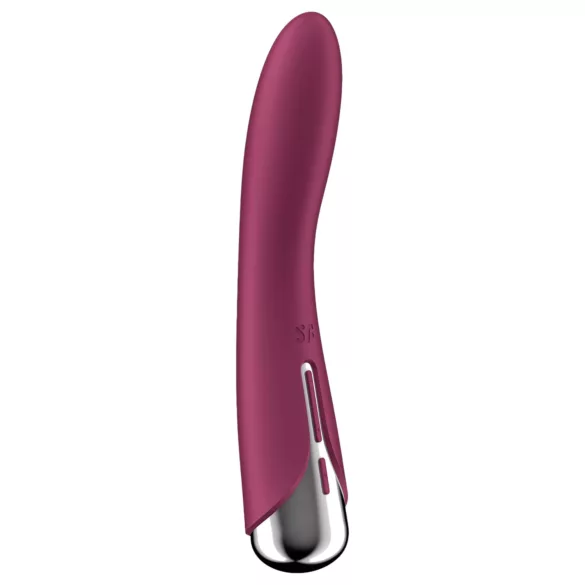 Satisfyer - vibromasseur point G à tête rotative - rouge