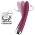 Satisfyer - vibromasseur point G à tête rotative - rouge