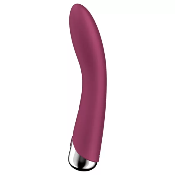 Satisfyer - vibromasseur point G à tête rotative - rouge