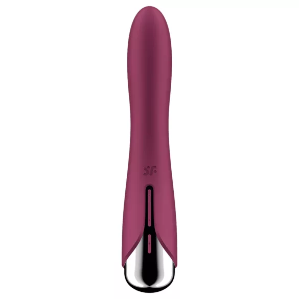 Satisfyer - vibromasseur point G à tête rotative - rouge