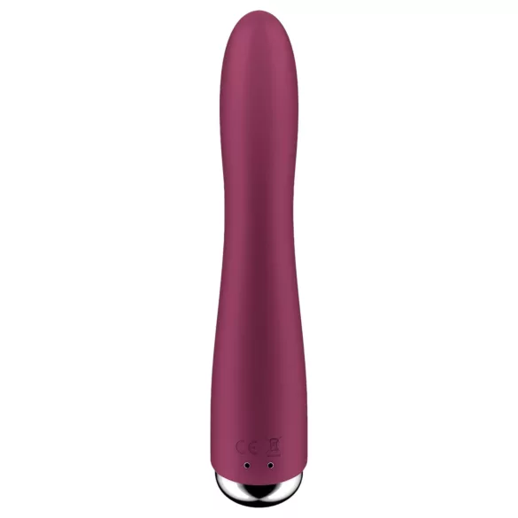 Satisfyer - vibromasseur point G à tête rotative - rouge