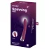 Satisfyer - vibromasseur point G à tête rotative - rouge