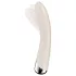 Satisfyer - vibromasseur point G tête rotative - beige