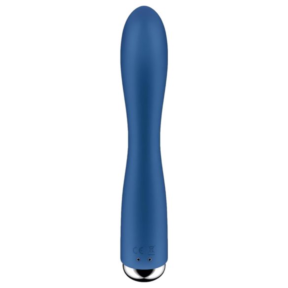 Satisfyer - vibromasseur rabbit rotation clitoridienne - bleu