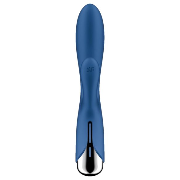 Satisfyer - vibromasseur rabbit rotation clitoridienne - bleu