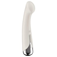   Satisfyer - Vibrateur point G tête rotative - silicone beige