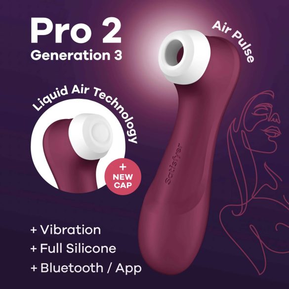 Satisfyer Pro 2 Gen3 - stimulateur clitoridien à ondes d'air - rouge