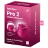 Satisfyer Pro 2 Classic Blossom - stimulateur clitoridien à ondes d'air - rouge