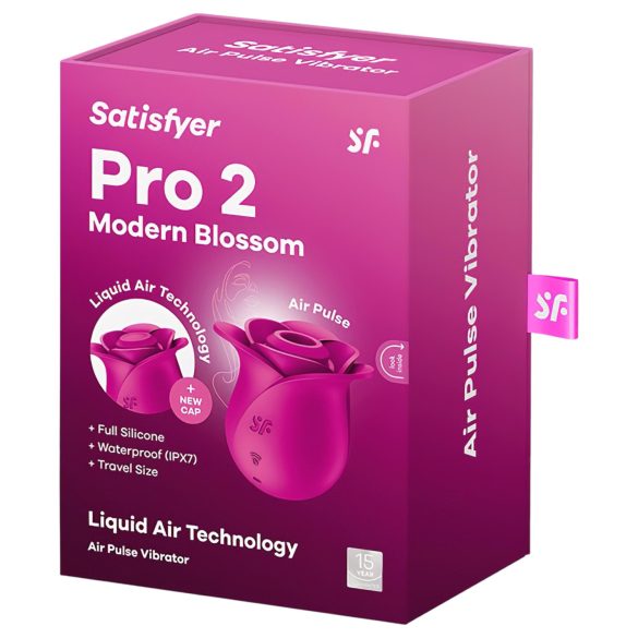 Satisfyer Pro 2 Modern Blossom - stimulateur clitoridien à ondes d’air - rose