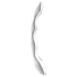 Satisfyer Cosmic Crest 2 - gode ondulé acier inoxydable - argent