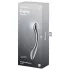 Satisfyer Pure Gravity 1 - gode nervuré - acier inoxydable argent