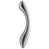 Satisfyer Pure Gravity 1 - gode nervuré - acier inoxydable argent