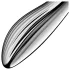 Satisfyer Pure Gravity 1 - gode nervuré - acier inoxydable argent