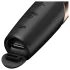 Satisfyer Perfect Kiss - mini vibromasseur rouge à lèvres - noir