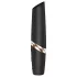 Satisfyer Perfect Kiss - mini vibromasseur rouge à lèvres - noir