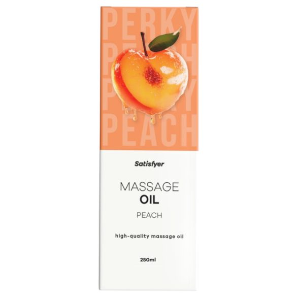 Satisfyer - huile de massage - parfum pêche - 250ml