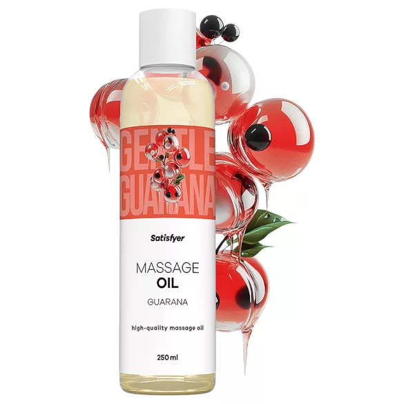 Satisfyer - huile de massage stimulante au guarana - 250ml