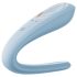 Satisfyer Double Classic - vibromasseur pour couple (bleu)