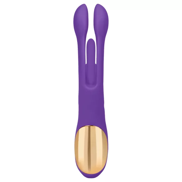 EIS Double Trouble - vibromasseur rabbit stimulateur langue mobile - violet