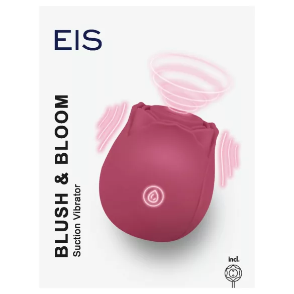 EIS Blush&Bloom - stimulateur vibrant à succion (rouge)