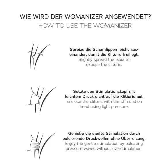 Womanizer - Stimulateur 2 en 1 point G et clitoris - bleu