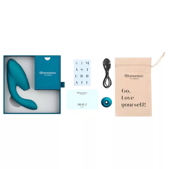Womanizer Duo 2 - stimulateur clitoridien et point G 2en1 - vert