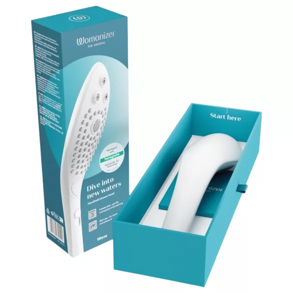 Womanizer Wave - pommeau de douche massant (blanc)