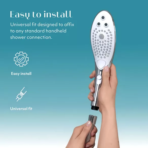 Womanizer Wave - pommeau de douche massant - chromé