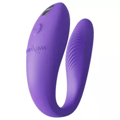   We-Vibe Sync Go - vibromasseur couple connecté rechargeable - silicone violet