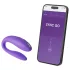 We-Vibe Sync Go - vibromasseur couple connecté rechargeable - silicone violet