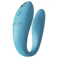   We-Vibe Sync Go - vibromasseur couple connecté rechargeable - turquoise