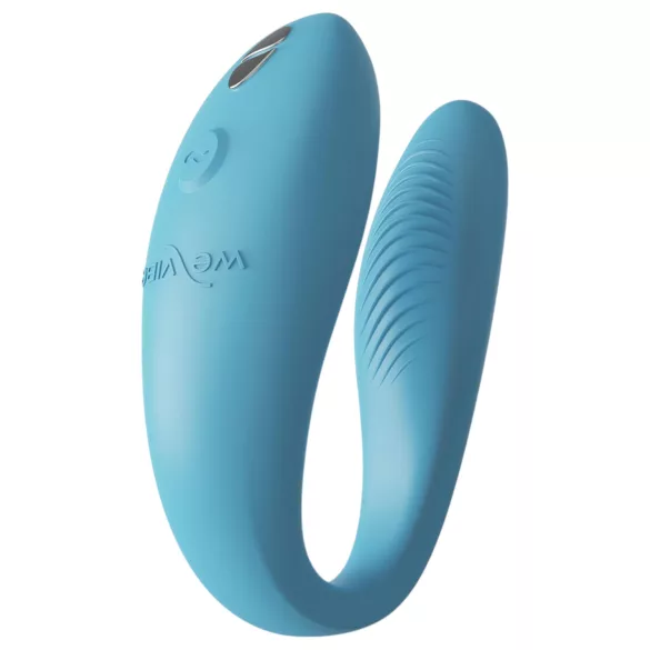 We-Vibe Sync Go - vibromasseur couple connecté rechargeable - turquoise