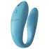We-Vibe Sync Go - vibromasseur couple connecté rechargeable - turquoise