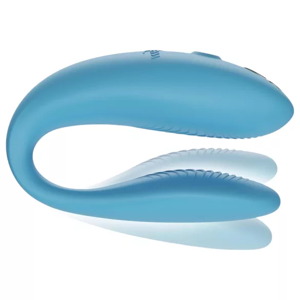 We-Vibe Sync Go - vibromasseur couple connecté rechargeable - turquoise