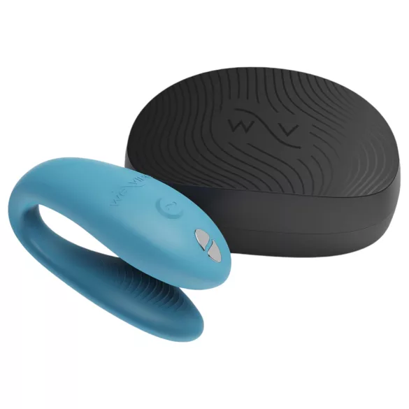 We-Vibe Sync Go - vibromasseur couple connecté rechargeable - turquoise