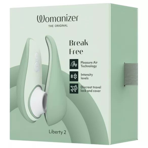 Womanizer - Stimulateur clitoridien à ondes d'air rechargeable - vert