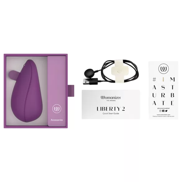 Womanizer - Stimulateur clitoridien à air pulsé - Liberty 2 - violet