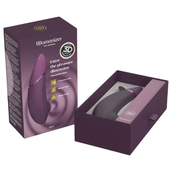Womanizer Next - stimulateur clitoridien à ondes d’air rechargeable - violet