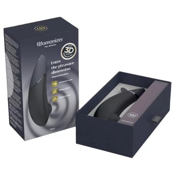 Womanizer Next - stimulateur clitoridien à ondes pulsées rechargeable - noir