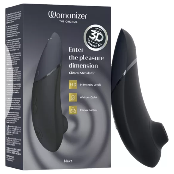 Womanizer Next - stimulateur clitoridien à ondes pulsées rechargeable - noir