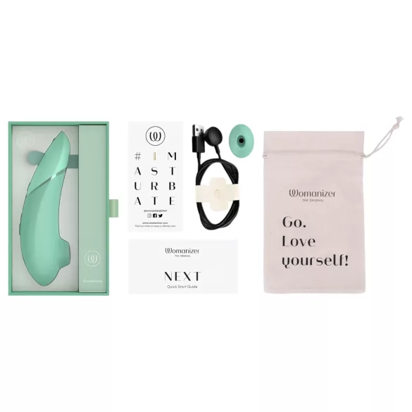 Womanizer Next - stimulateur clitoridien à ondes d’air, rechargeable (sauge)